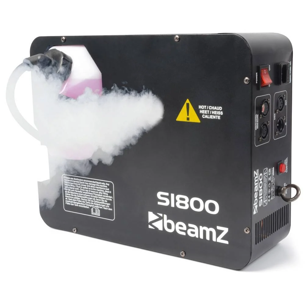 Beamz S1800 verticaal rookmachine (CO2 effect)